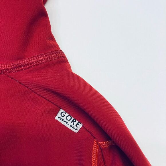 GORE Running‎ Wear Women's Quarter Zip Hoodie Jacket Large Red - Picture 5 of 8